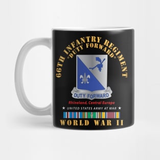 66th Infantry Regiment - DUI w EUR SVC WWII X 300 Mug